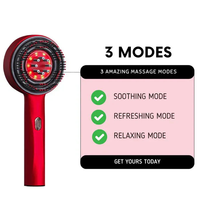 3 IN 1 RED LIGHT SCALP MASSAGER