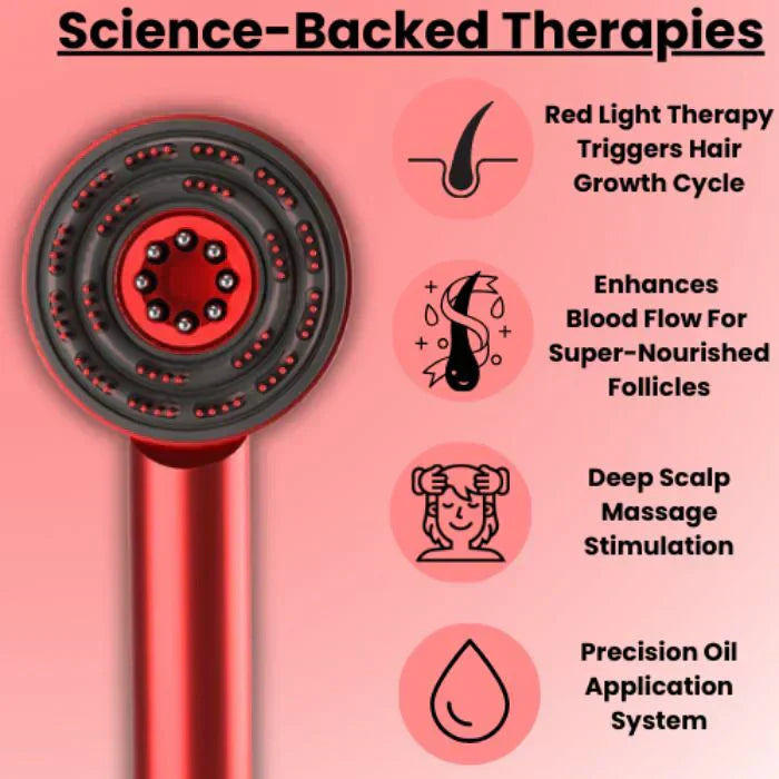 3 IN 1 RED LIGHT SCALP MASSAGER